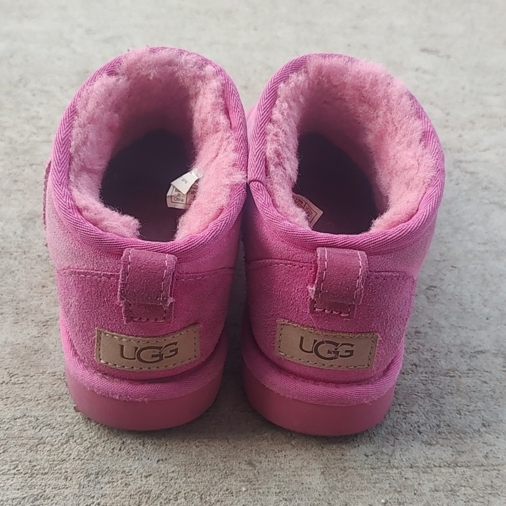 Women's Genuine Shearling Ugg Booties - Picture 2 of 11